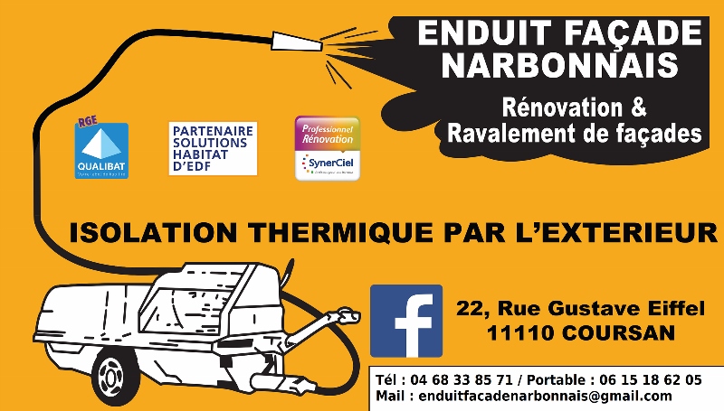 ENDUIT FACADE NARBONNAIS